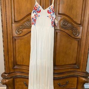 Long  white maxi dress